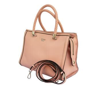 Pink Top Handle Satchel GUESS Crossbody Bag Tote Handbag
